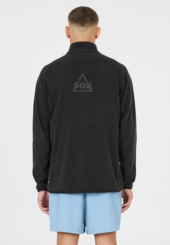 SOS Fleecejacke 'Hakuba' in Schwarz