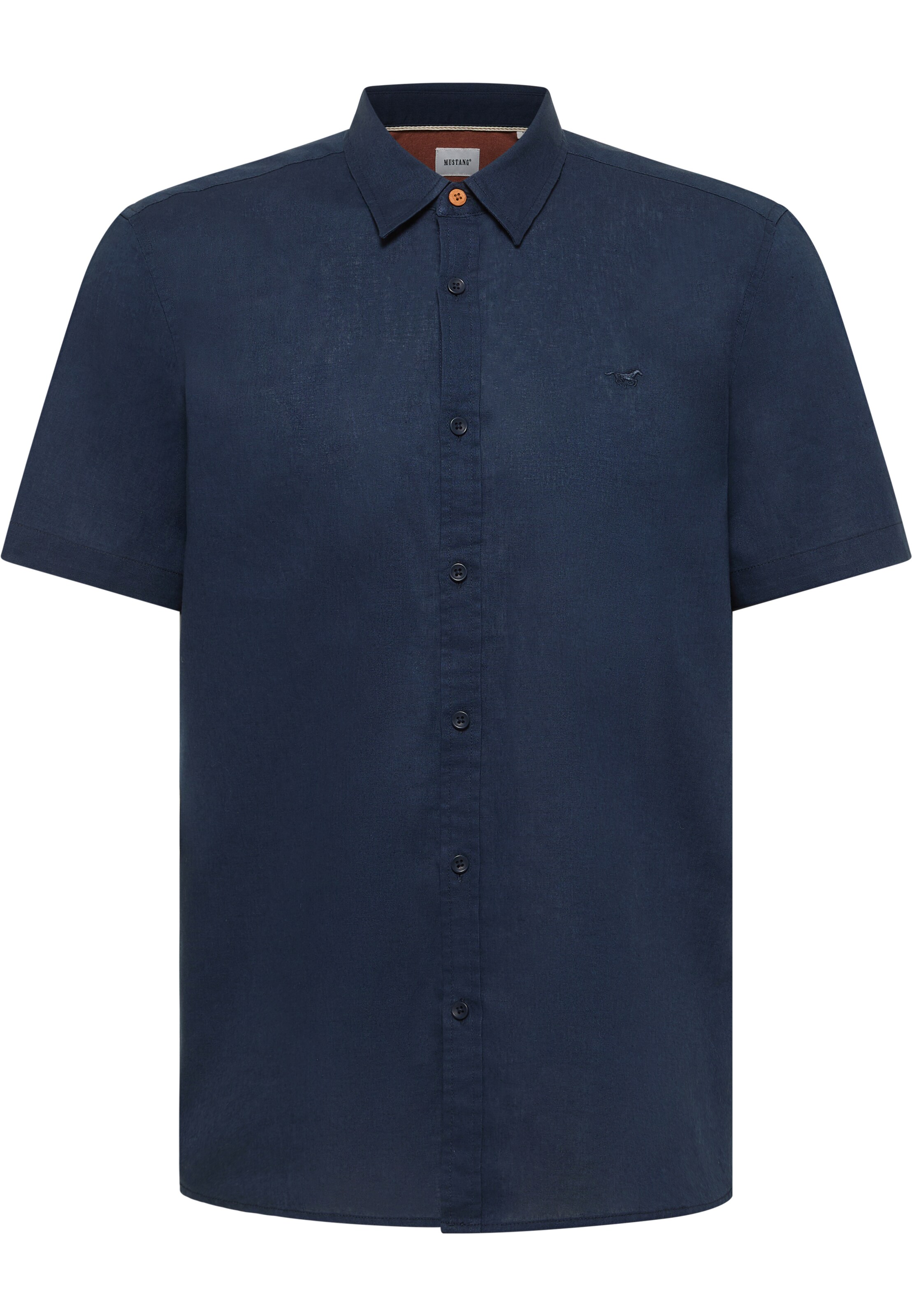 MUSTANG Regular Fit Hemd in Blau: Vorderseite