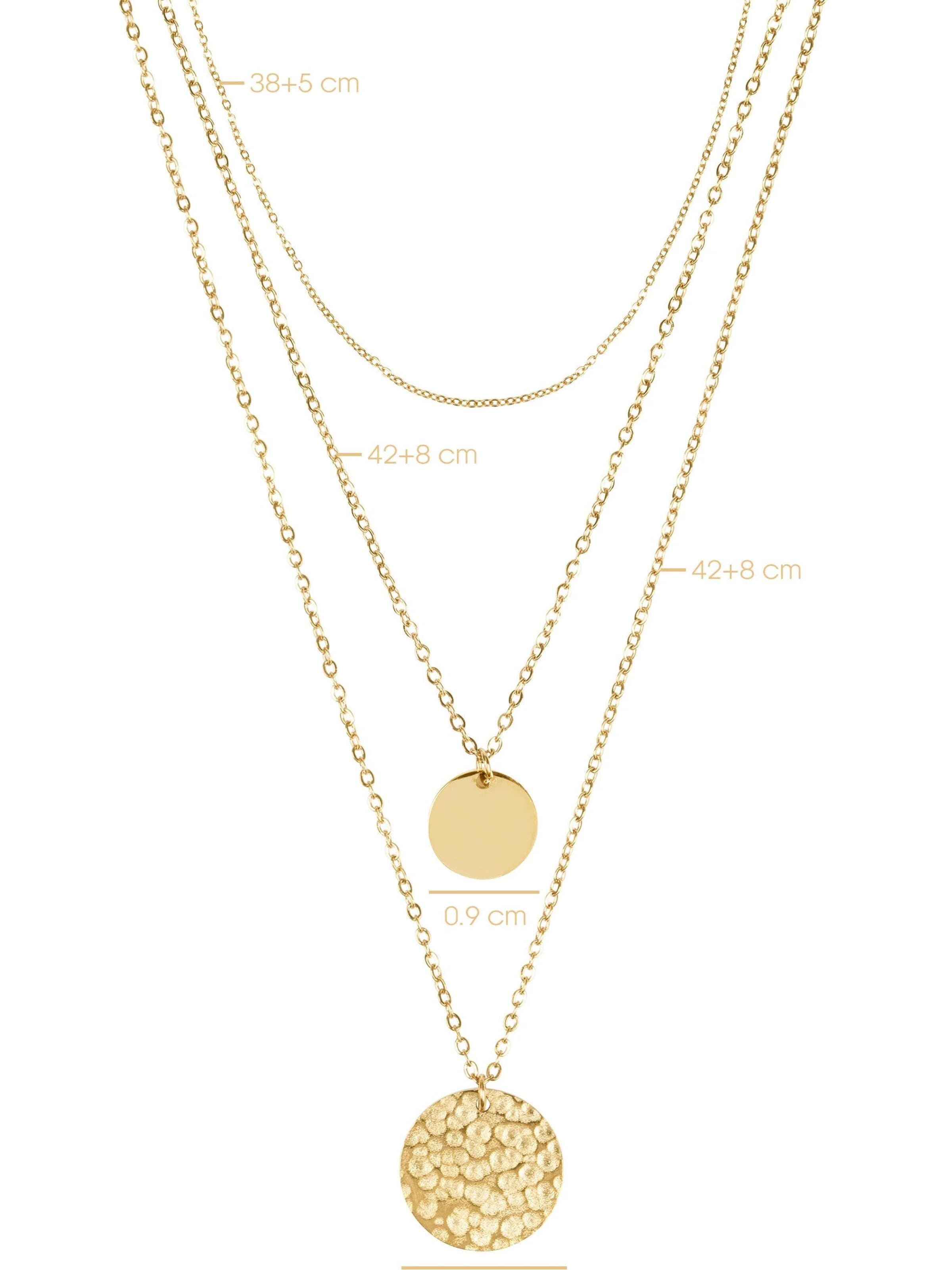 Chaîne 'Necklace Hammered' Chic by Lirette en or