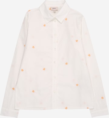 ONLY GIRLS Blouse 'KOGLINA GRACE' in White: front