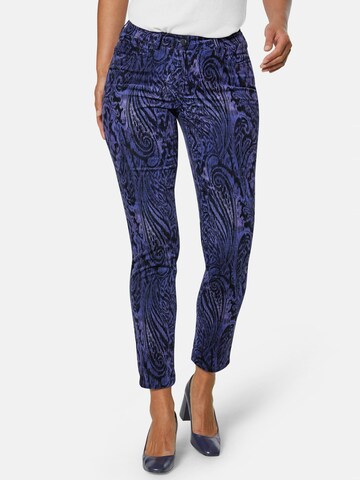 MADELEINE Tapered Pants in Purple: front