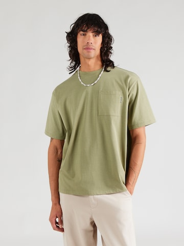 T-Shirt 'Seasonal Core 3' SCOTCH & SODA en vert : devant