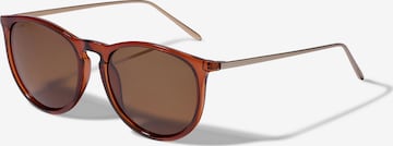 PilgrimSunčane naočale 'VANILLE' - smeđa boja: prednji dio