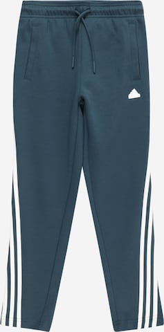 ADIDAS SPORTSWEAR Slimfit Sportbroek 'Future Icons 3-Stripes -' in Blauw: voorkant