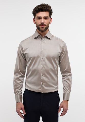 ETERNA Regular fit Business Shirt in Beige: front