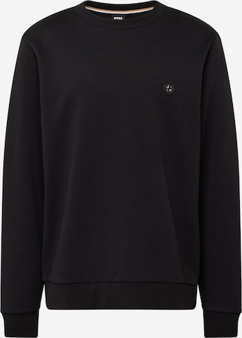 BOSSSweater majica 'C-Sharpe 01' - crna boja: prednji dio