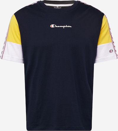 Champion Authentic Athletic Apparel T-Shirt in marine / gelb / rot / weiß, Produktansicht
