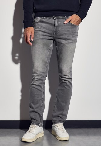 Street One MEN Regular Jeans in Grey: front