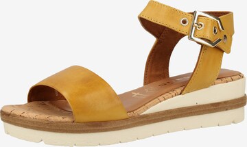 TAMARIS Sandals in Yellow: front