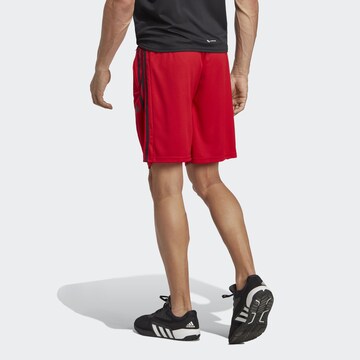 ADIDAS PERFORMANCE Regular Sports trousers 'Train Essentials' in Red