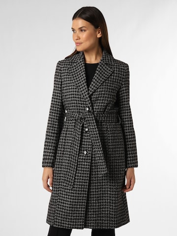 MORE & MORE Between-Seasons Coat in Black: front