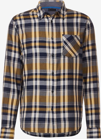 Street One MEN Button Up Shirt in Blue: front