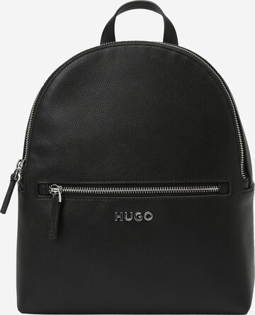 HUGO Backpack 'Chris' in Black: front