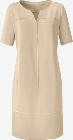 Robe heine en beige : devant