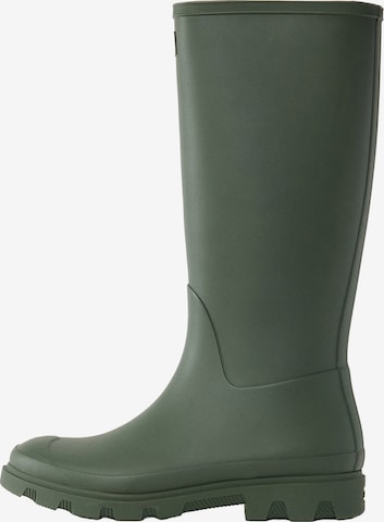 Stivale di gomma di HUNTER in verde: frontale