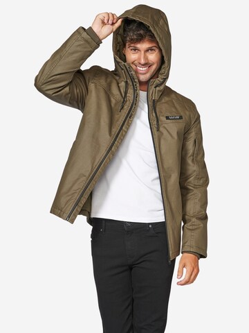 KOROSHI Between-season jacket in Beige: front