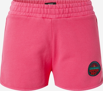 Superdry Pants 'Cali' in Pink: front