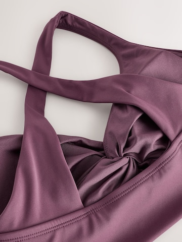 Next Bustier Biustonosz sportowy w kolorze fioletowy