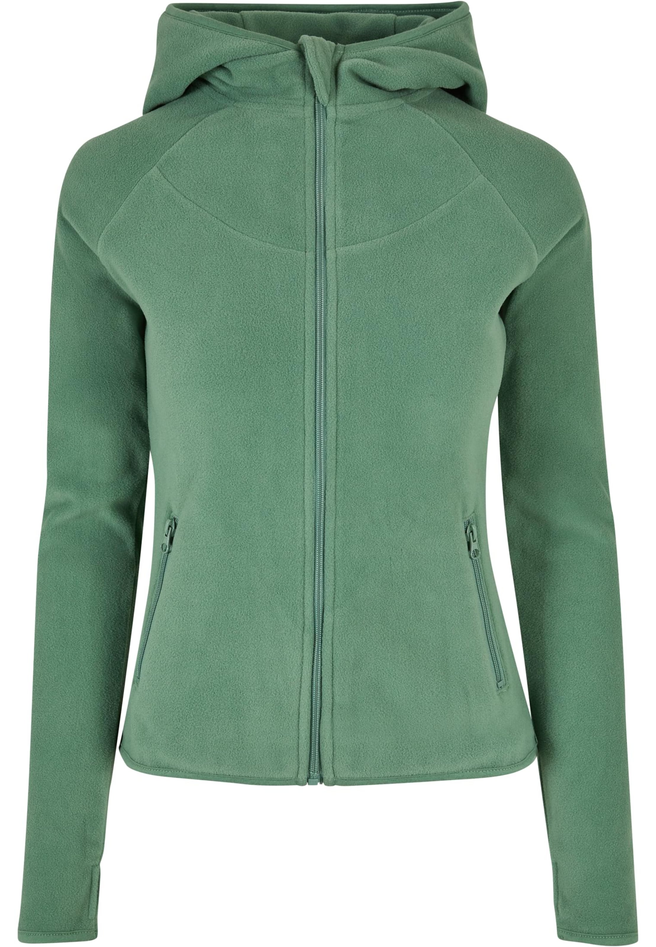 Urban Classics Fliisjakk, värv roheline: eest vaates