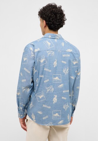 MUSTANG Regular Fit Hemd in Blau