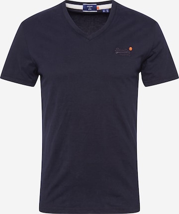 Superdry Regular fit Shirt in Blauw: voorkant