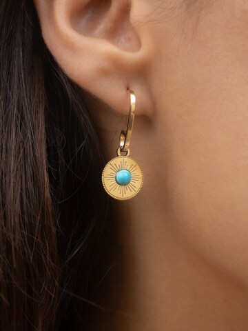 Made by Nami Ohrringe 'Medaillon'‌‌ in Gold