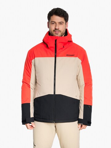 ZIENER Athletic Jacket 'Taraino' in Red: front