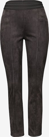 juoda STREET ONE Siaurėjantis Kelnės 'Hope': priekis