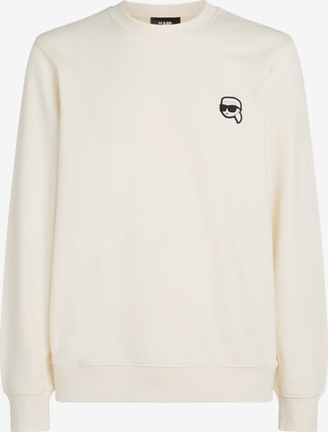 Karl Lagerfeld Sweatshirt 'Ikonik' in White: front