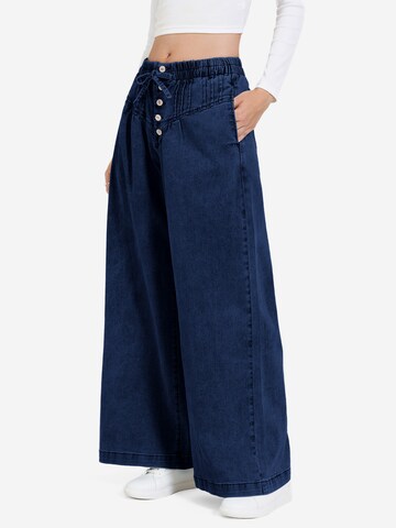 Imily Bela Wide leg Τζιν σε μπλε