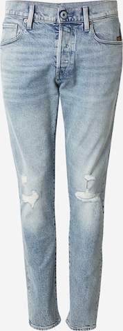 mėlyna G-STAR Prigludęs Džinsai '3301': priekis