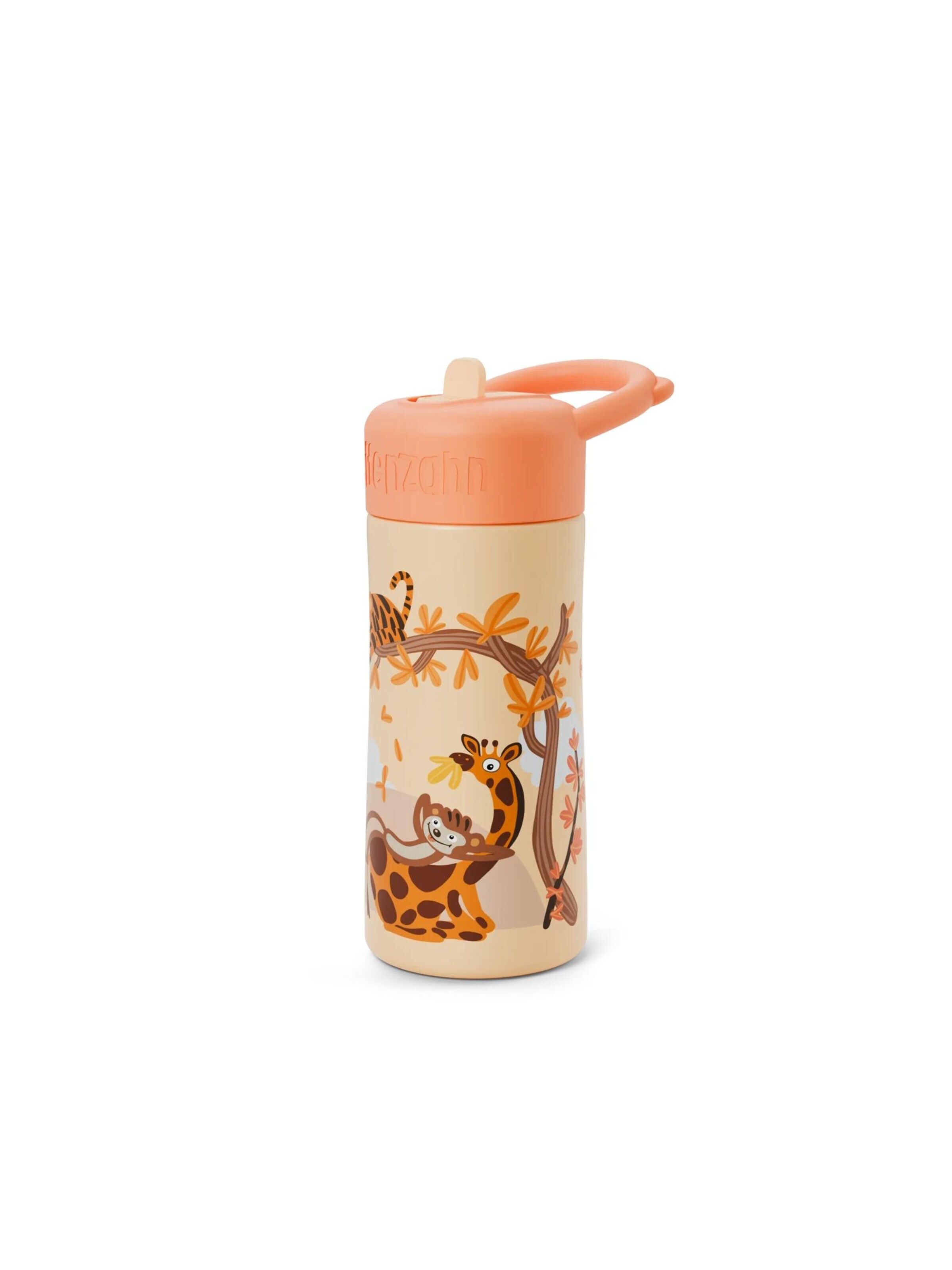 Affenzahn Drinking Bottle 'Trinkflasche Edelstahl Trinkflasche' in Orange: front