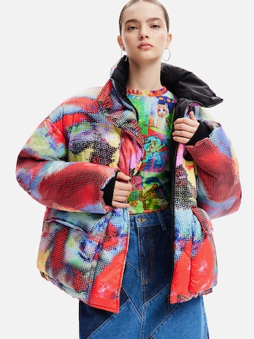 Desigual Winter Jacket in Mixed colors: front