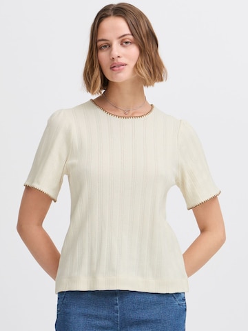 Atelier Rêve - Camisa 'Ellen' em bege: frente