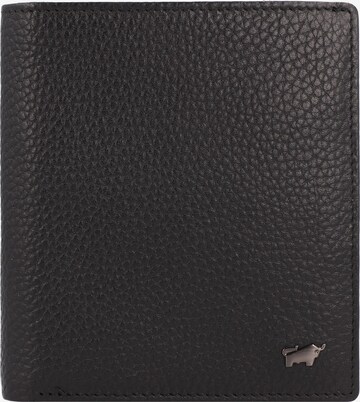 Braun Büffel Wallet 'Theo' in Black: front