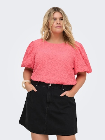 Chemisier 'CARELENI' ONLY Carmakoma en rose : devant