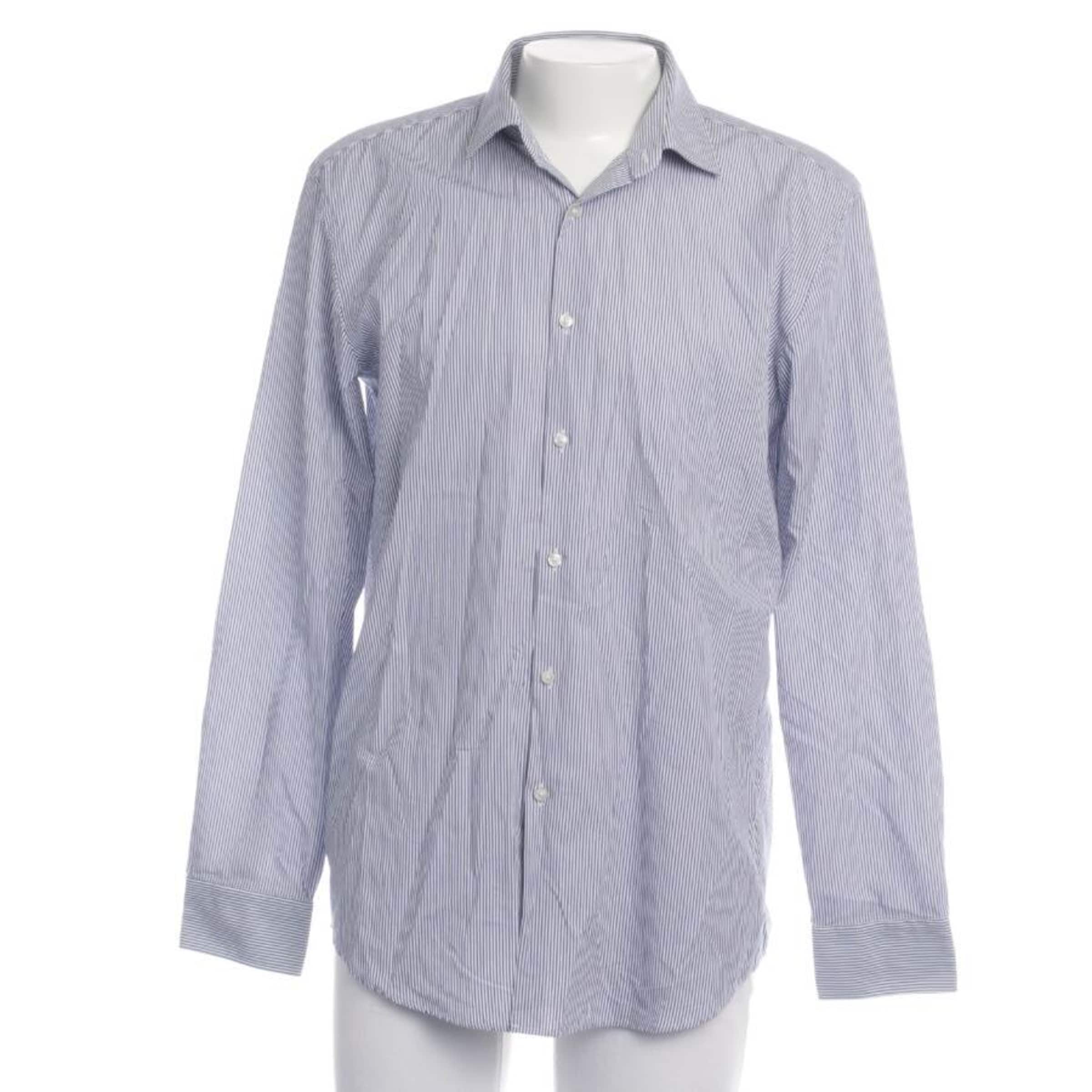 HUGO Button Up Shirt in XS in Blue: front