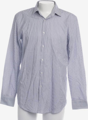 HUGO Red Button Up Shirt in XS in Blue: front