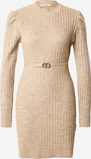 Twinset Knit dress in mottled brown, Item view