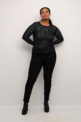 KAFFE CURVE Shirt 'Nikoline'' in Black