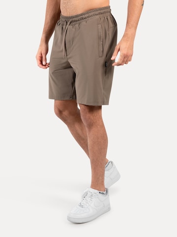 Smilodox Regular Sports trousers in Beige