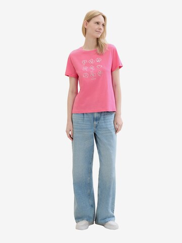 TOM TAILOR T-shirt i rosa