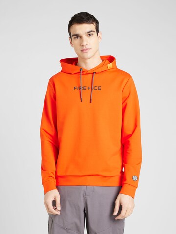 Bogner Fire + Ice Sweatshirt 'CADELL' i orange: framsida