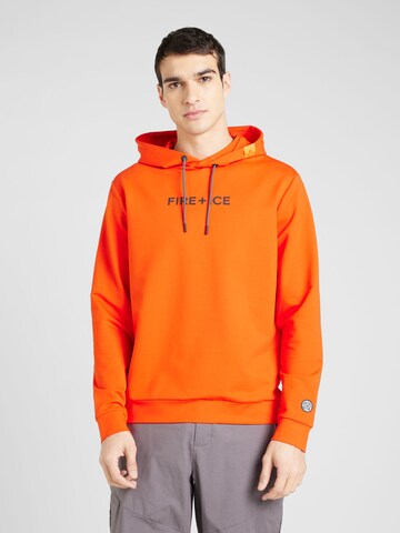Bogner Fire + Ice Sweatshirt 'CADELL' in Oranje: voorkant