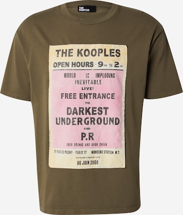 The Kooples T-Shirt in Grün: Vorderseite