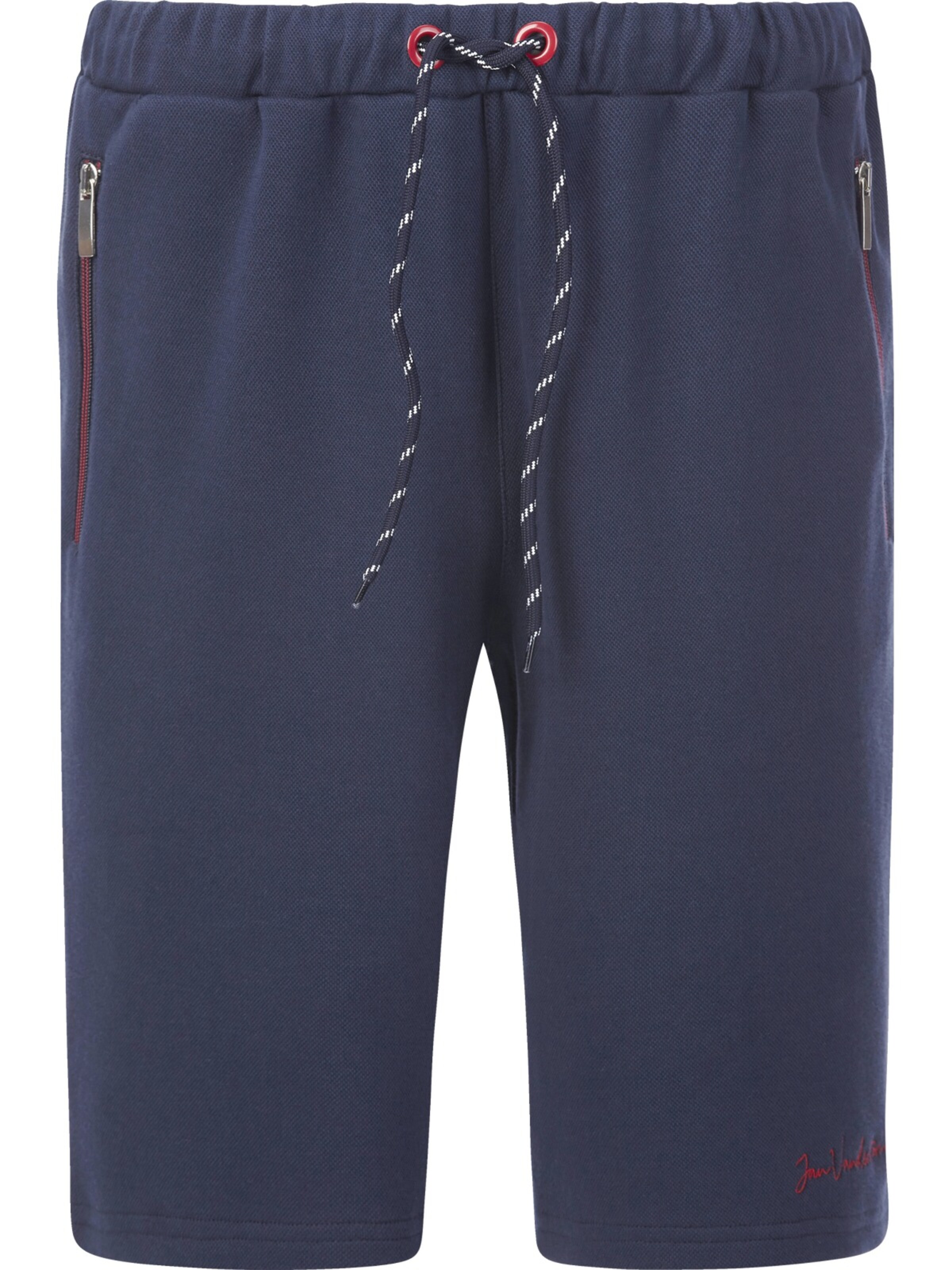 Jan Vanderstorm Regular Workout Pants ' Iring ' in Blue: front