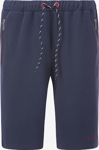 Regular Pantalon de sport ' Iring ' Jan Vanderstorm en bleu : devant