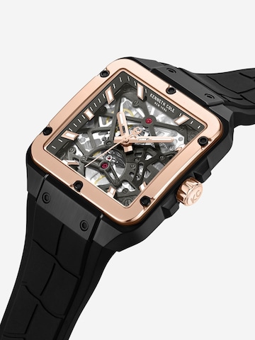 Kenneth Cole Analoog horloge 'Arlington' in Zwart