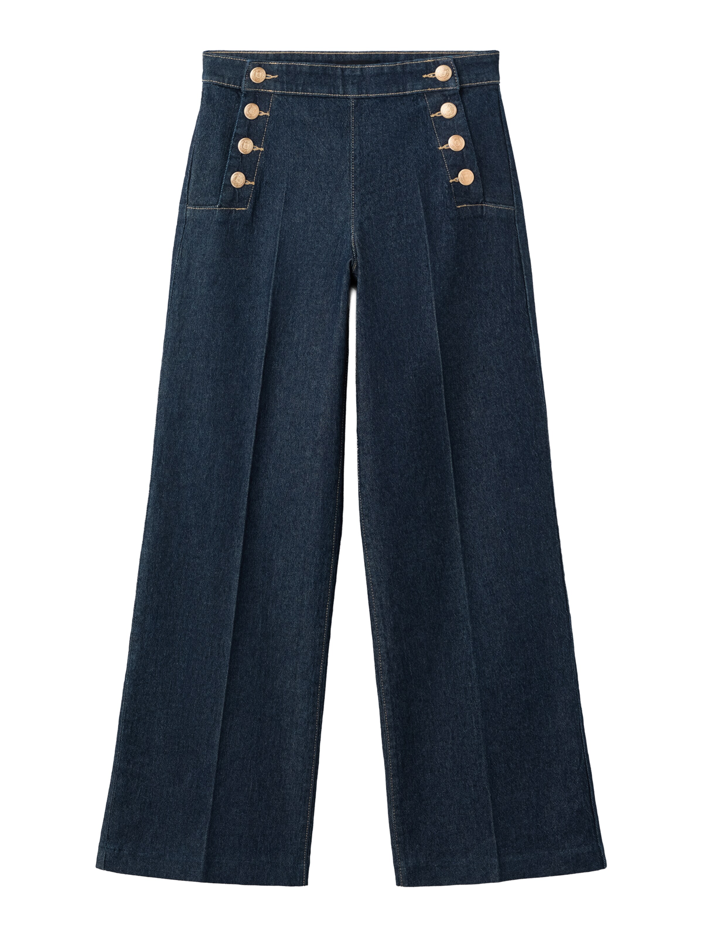 MANGO Bő szár Farmer - kék: elől