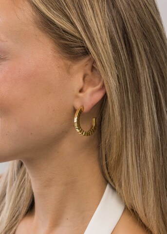 PURELEI - Pendientes 'Connection' en oro